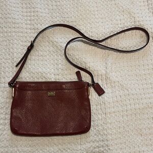 Coach Madison Dusty Rose Leather Swingpack Purse